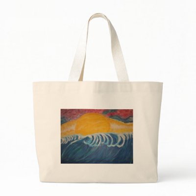 "Caribbean Sun" by Barb Forristall of ArtofBarb Canvas Bag by artofbarb