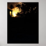 Caribbean Sunset Poster