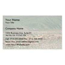 Caribou , Arctic National Wildlife Refuge Business Card Template