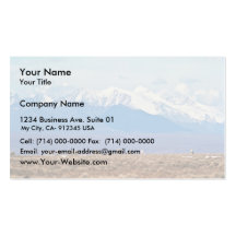 Caribou on Brooks Range, Arctic National Wildlife Business Card