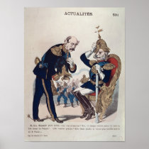caricature of Kaiser Wilhelm  of Prussia Print