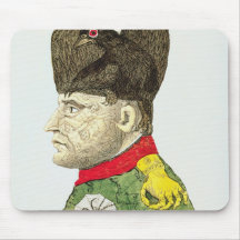 Caricature of Napoleon Bonaparte Mousepad
