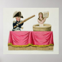 Caricature of the Constitutional Charter Poster