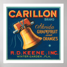 Carillon Brand Florida Grapefruit Posters