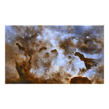 Carina Nebula Star-Forming Pillars Photographic Print