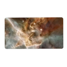 Carina Nebula Star-Forming Region Detail Custom Shipping Labels