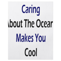 Caring About The Oceans Makes You Cool Full Color Flyer