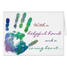 Caring Heart notecard