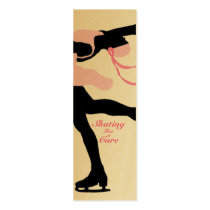 CARING IMAGES~SKATING FOR A CURE bookmark Business Card