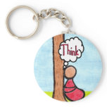 CARING IMAGES~THINK keychain