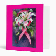 Caring Pink Ribbon Binder