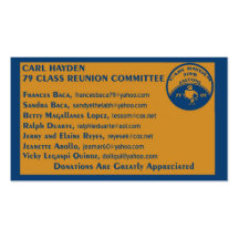 Carl Hayden Name Added Card Business Card Templates