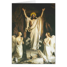 Carl Heinrich Bloch - The Resserection Greeting Card