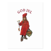 Carl Larsson : Dieu juillet de Brita Carte Postale