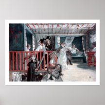 Carl Larsson Name Day Fine Art Print