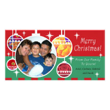Carleen Montero Family Christmas Photocard Photo Greeting Card