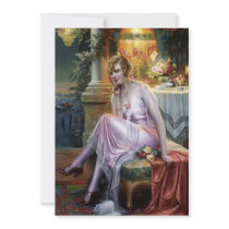Carlier: Elegant Lady Custom Invite