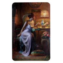 Carlier: Elegant Lady with Necklace Flexible Magnets