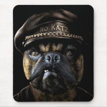 Carlin de cycliste tapis de souris