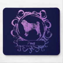 Carlin patiné chic tapis de souris
