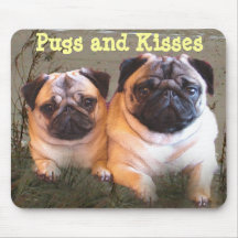 Carlins et baisers Mousepad Tapis De Souris