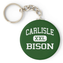 Carlisle - Bison - High - Carlisle Pennsylvania Keychain