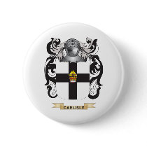Carlisle Coat of Arms (Family Crest) Pinback Buttons