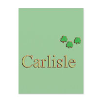 Carlisle Family Post Card