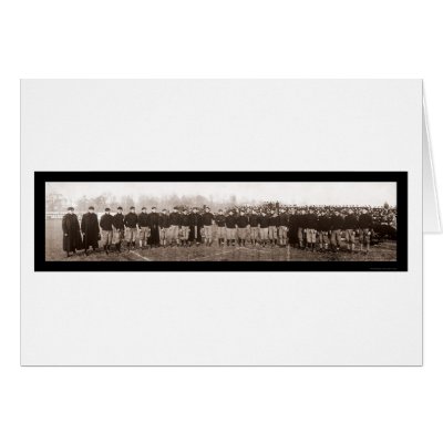 Carlisle Football Team Photo 1905 Greeting Cards by lc_panoramicphotos
