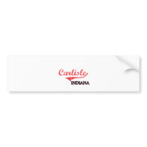 Carlisle Indiana City Classic Bumper Sticker