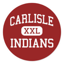 Carlisle - Indians - High School - Carlisle Ohio Round Stickers
