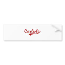 Carlisle Massachusetts Classic Design Bumper Sticker