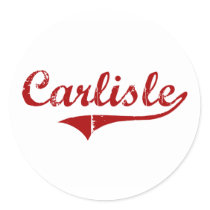 Carlisle Massachusetts Classic Design Sticker