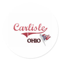 Carlisle Ohio City Classic Round Sticker