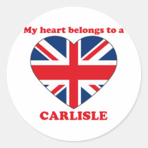 Carlisle Round Sticker