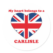 Carlisle Round Sticker
