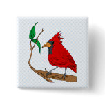 Carlita Cardinal Pinback Buttons