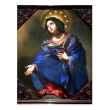 Carlo Dolci , Italy, 1616-1686 Madonna in Glory , Postcard
