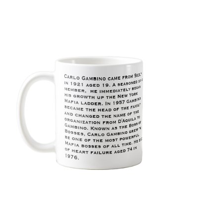 Carlo Gambino Mugs by Resart