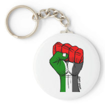 Carlos Latuff's Palestinian Fist Keychain