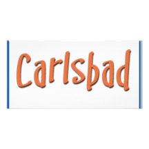 Carlsbad California BlueBox Photo Card