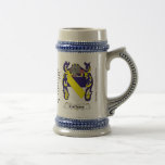 Carlson coat of arms on a Stein mugs