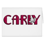Carly 2.0 Greeting Card