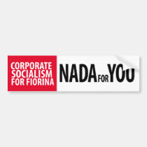 Carly Fiorina for US Senate? bumper stickers