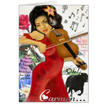 Carmen Greeting Card cards