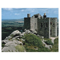 Carn Brea Castle at the Cornish Riviera Full Color Flyer