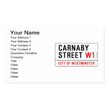 Carnaby Street Business Card Template