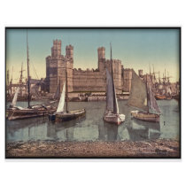 Carnarvon Castle Vintage Photo Flyers