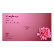 Carnation Business Cards