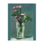 Carnations and Clematis by Edouard Manet Postcard
